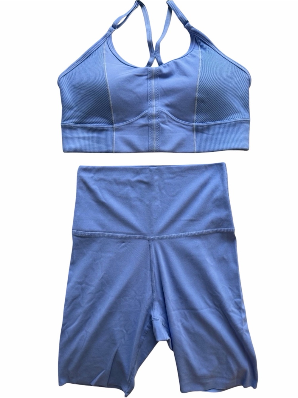 Nike Yoga Dri-fit Women's Set Of 2 Size Xs Bra Top And Bike Short